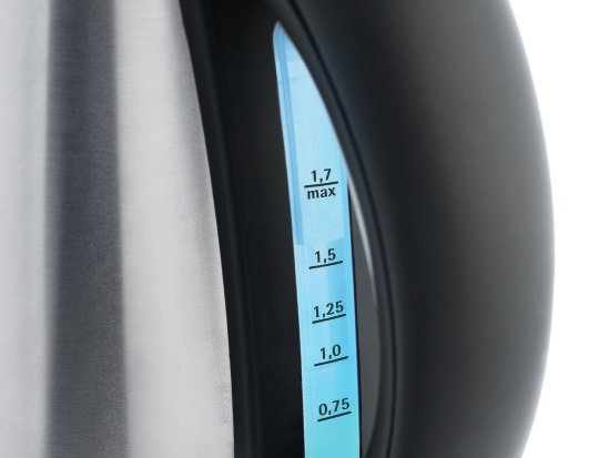 Tetera Wmf Stelio 04.1302.0012 Eléctrica 1,7 L Negro, Acero Inoxidable 2400 W