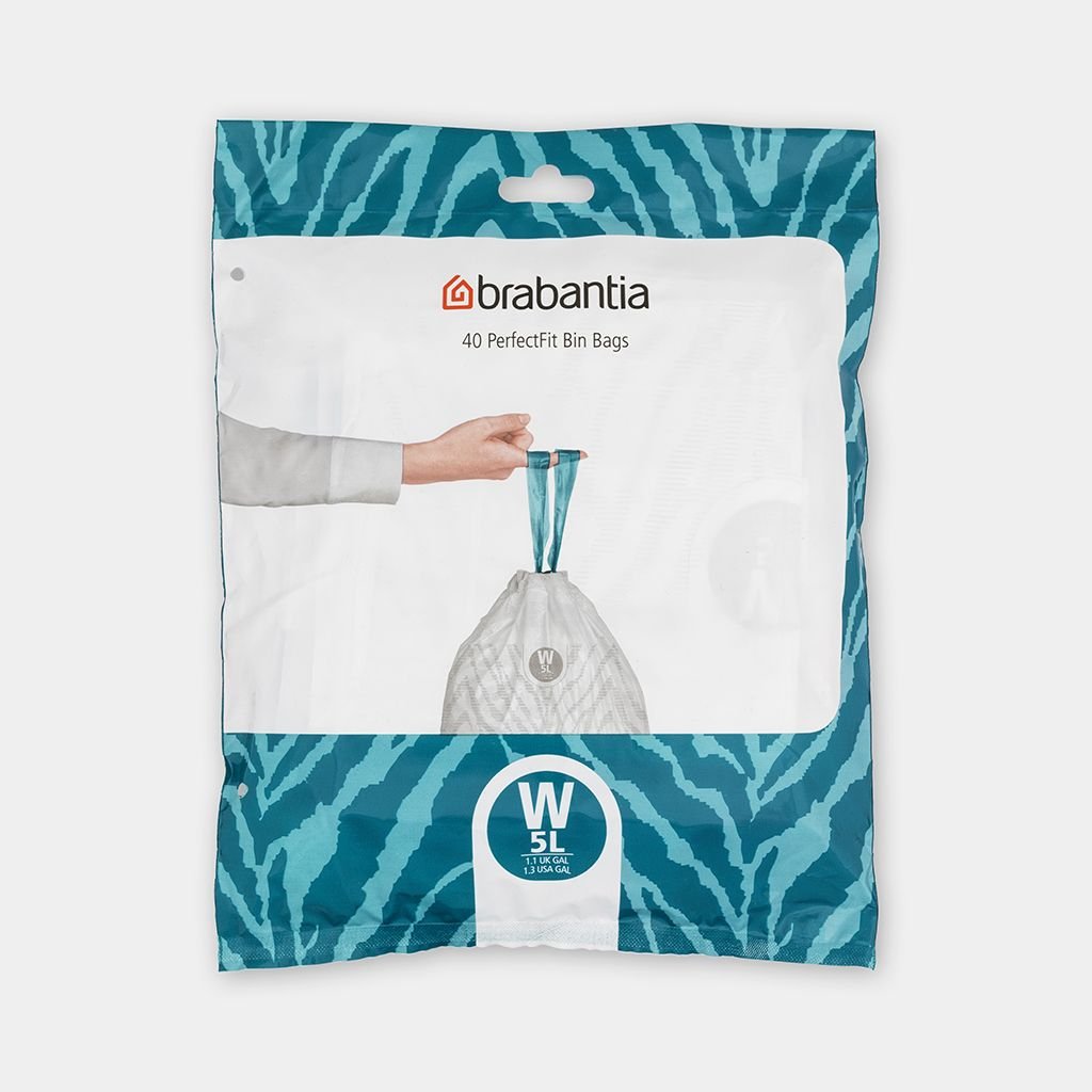EAN 8710755137846 - Brabantia 137846 bolsa para basura 45 L Blanco 40 pieza(s) imagen 1