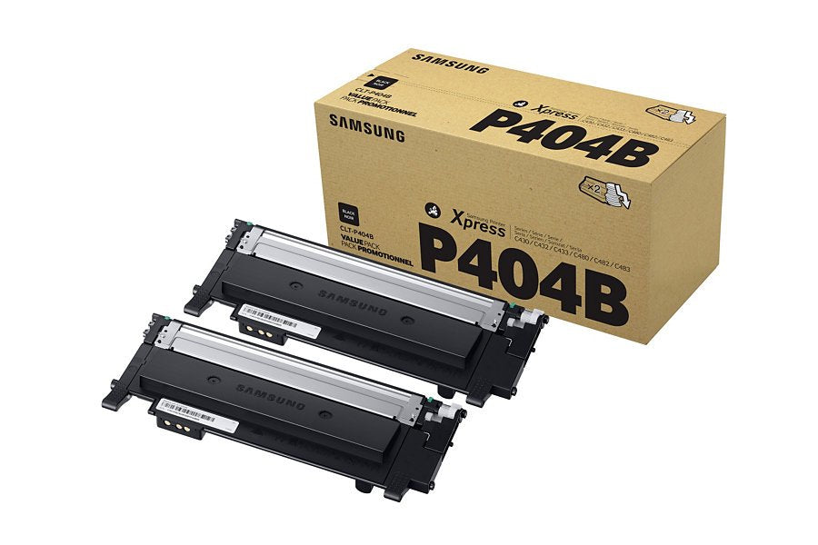Samsung Multipack Negro Clt-P404b Su364a Paquete De 2 Tóneres A 1.500 Hojas