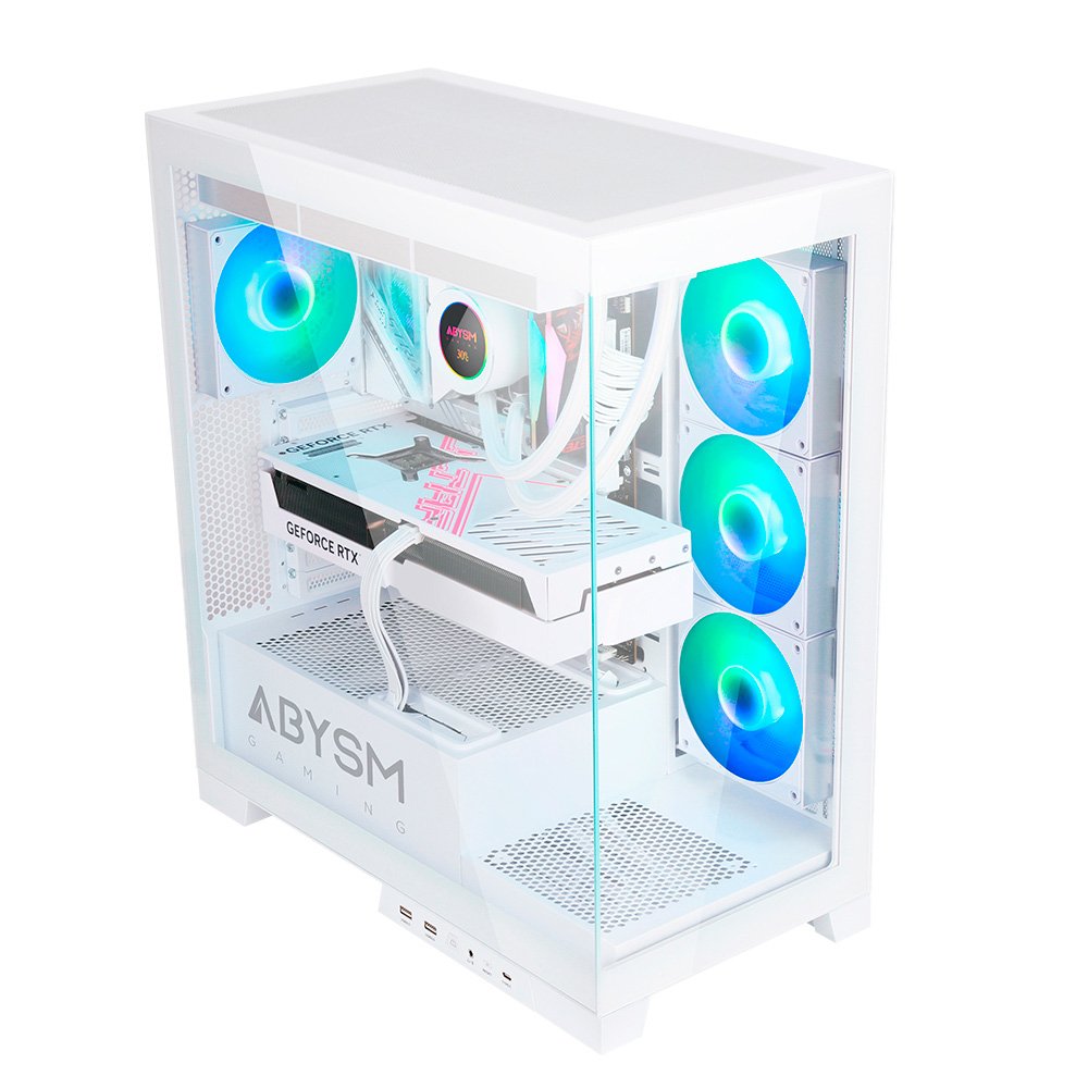 EAN 6974560223275 - ABYSM Danube Sava H500 White Escritorio Transparente, Blanco imagen 2