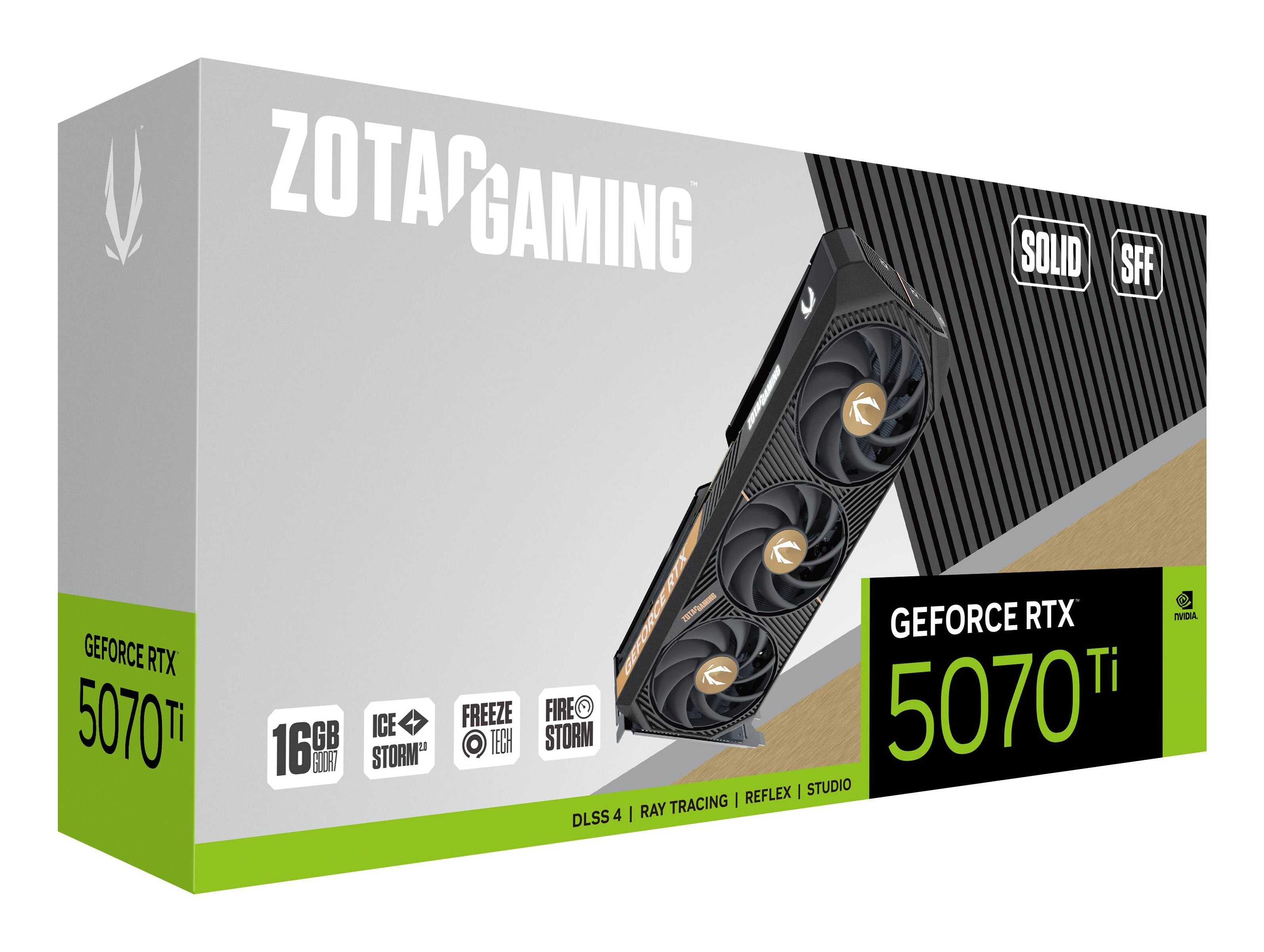 EAN 8886307700797 - Zotac GAMING GeForce RTX 5070 Ti SOLID SFF NVIDIA 16 GB GDDR7 imagen 6
