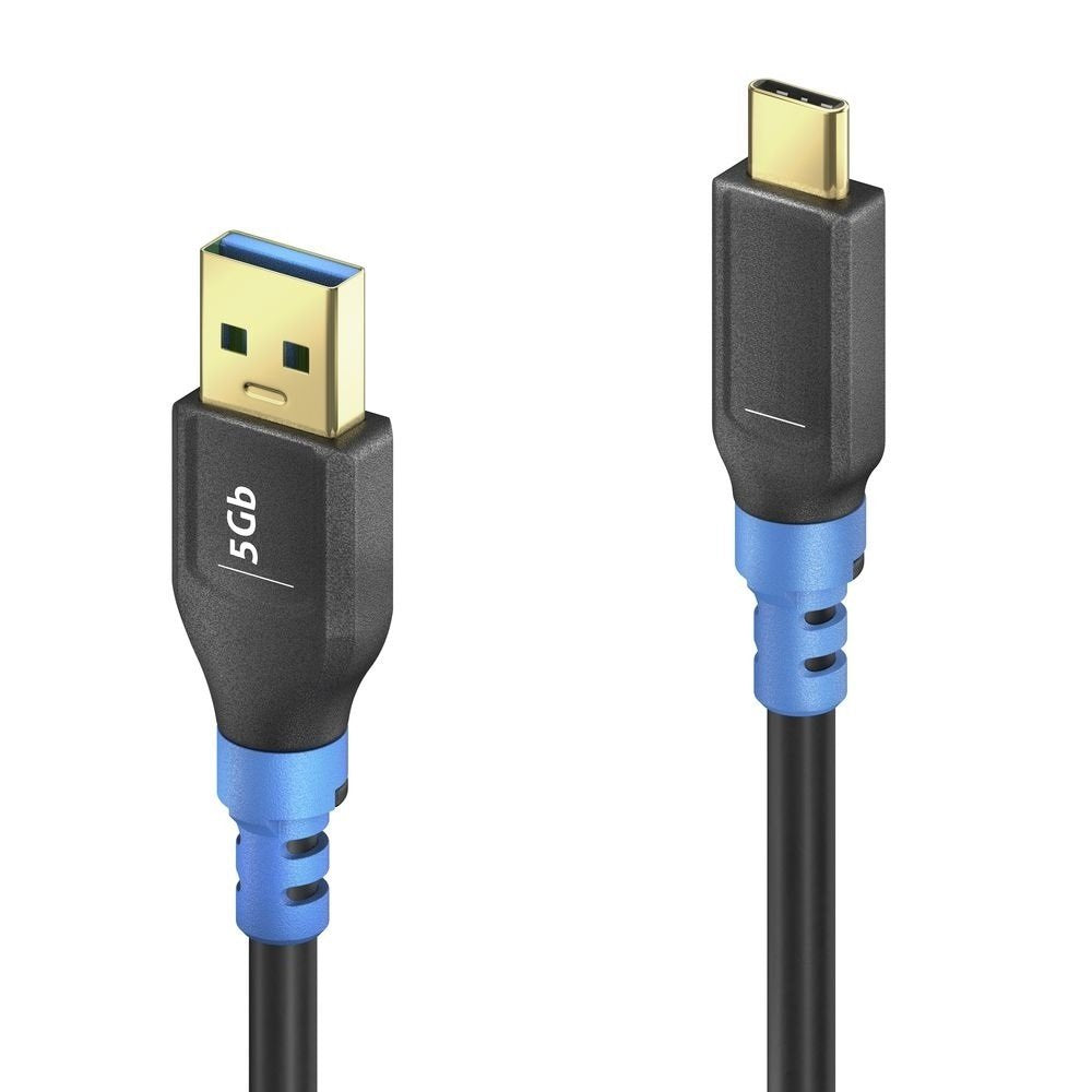 EAN 4251364742976 - PureLink FI-U320-005 cable USB USB 3.2 Gen 1 (3.1 Gen 1) 0,5 m USB A USB C Negro, Azul imagen 1
