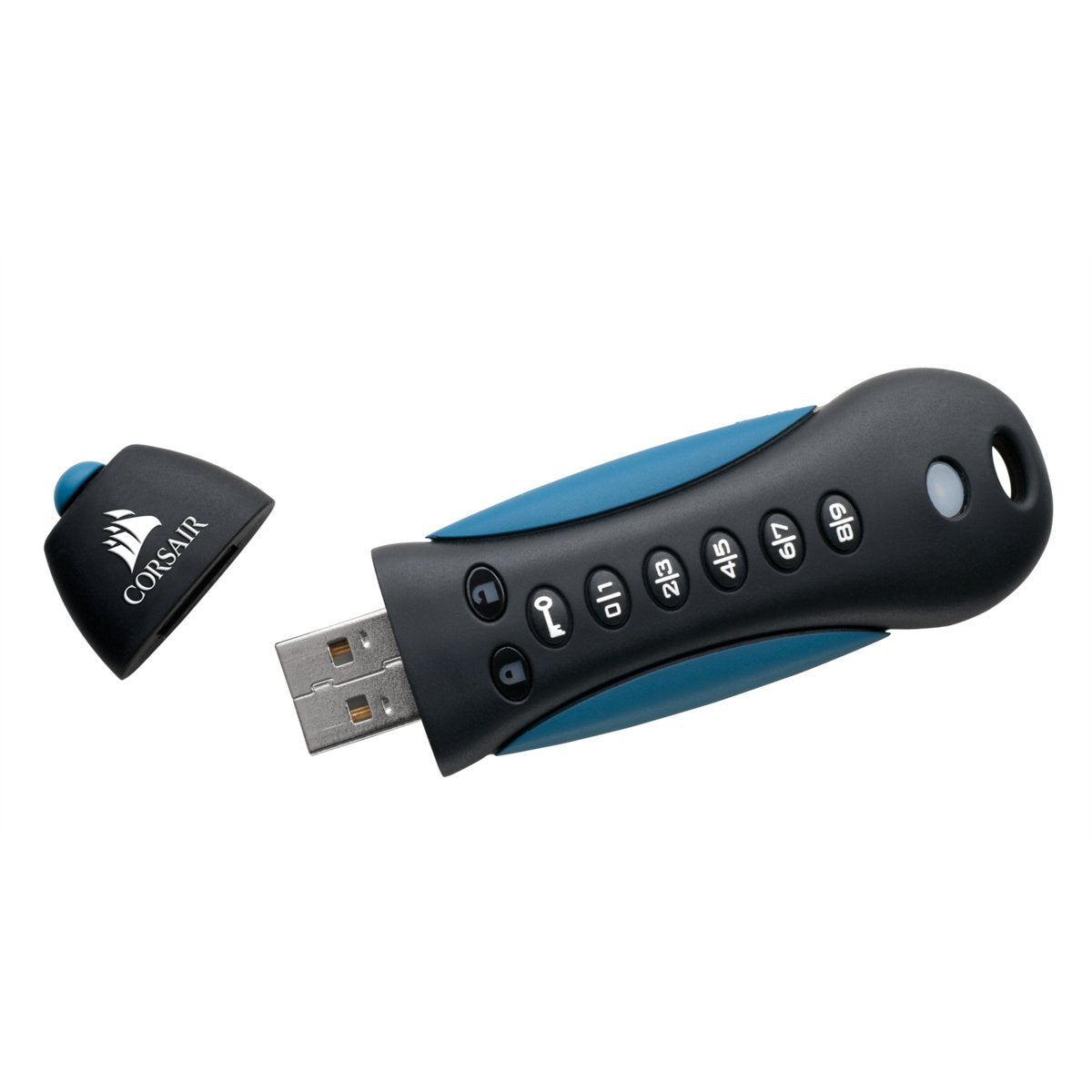 EAN 0840006664277 - Corsair Padlock unidad flash USB 256 GB USB tipo A 3.2 Gen 1 (3.1 Gen 1) Negro, Azul imagen 3