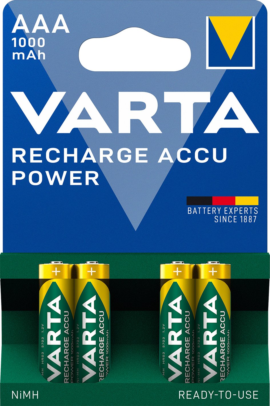 EAN 4008496594375 - Varta 05703 Batería recargable AAA Níquel-metal hidruro (NiMH) imagen 3