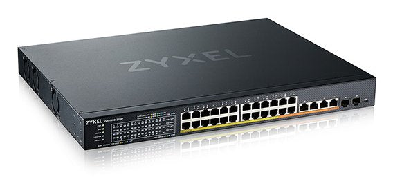 Zyxel Xmg1930-30hp 24-Port 2.5gbe Smart Managed Layer 2 Poe 700w 22xpoe+/8xpoe++ Switch With 4 10gbe And 2 Sfp+ Uplink