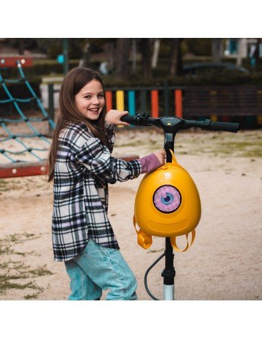 Mochila Con Pantalla Led Woxter Loy-Big Eye Amarilla