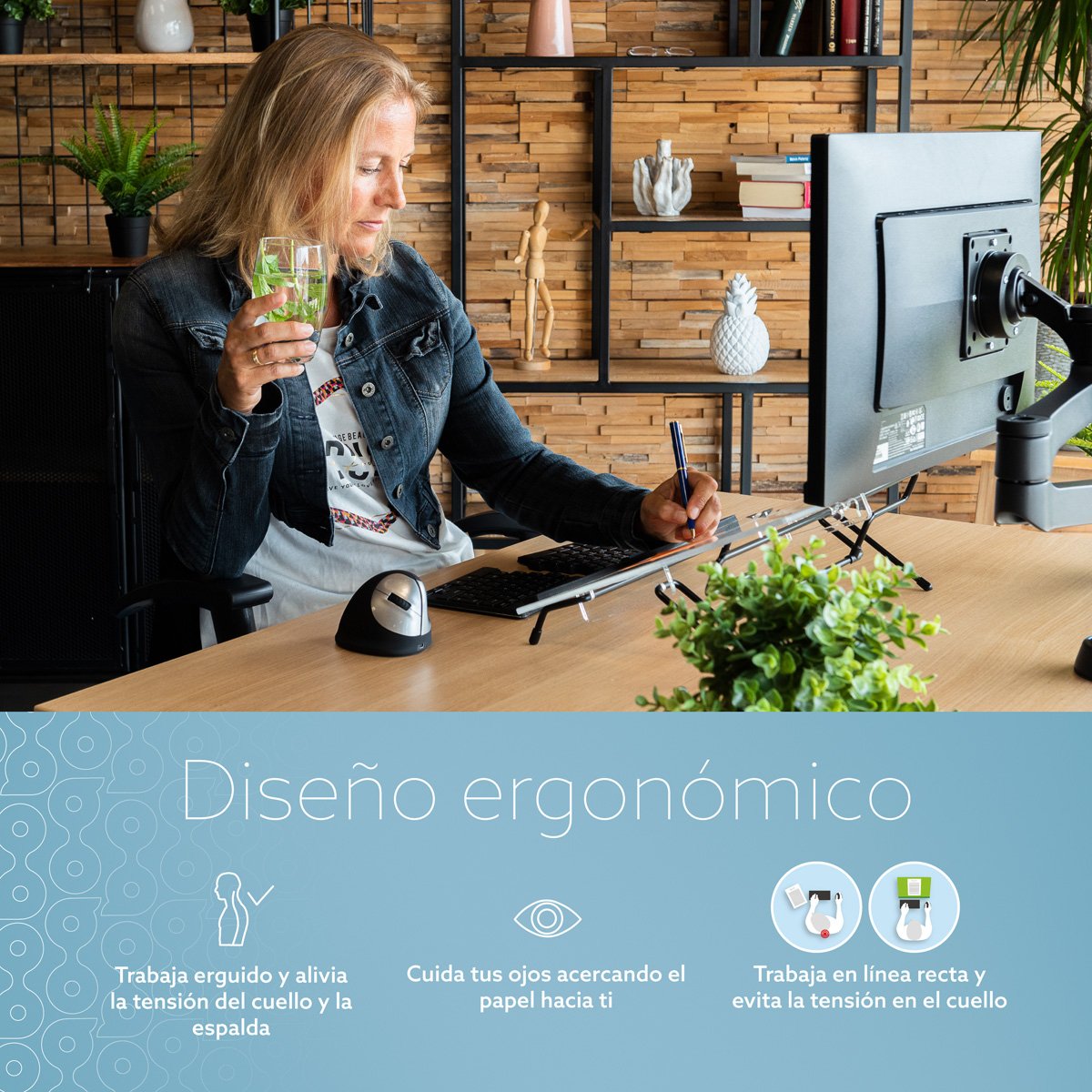 EAN 8719274491576 - R-Go Tools RGODOFRTR archivador Acrílico, Acero imagen 8