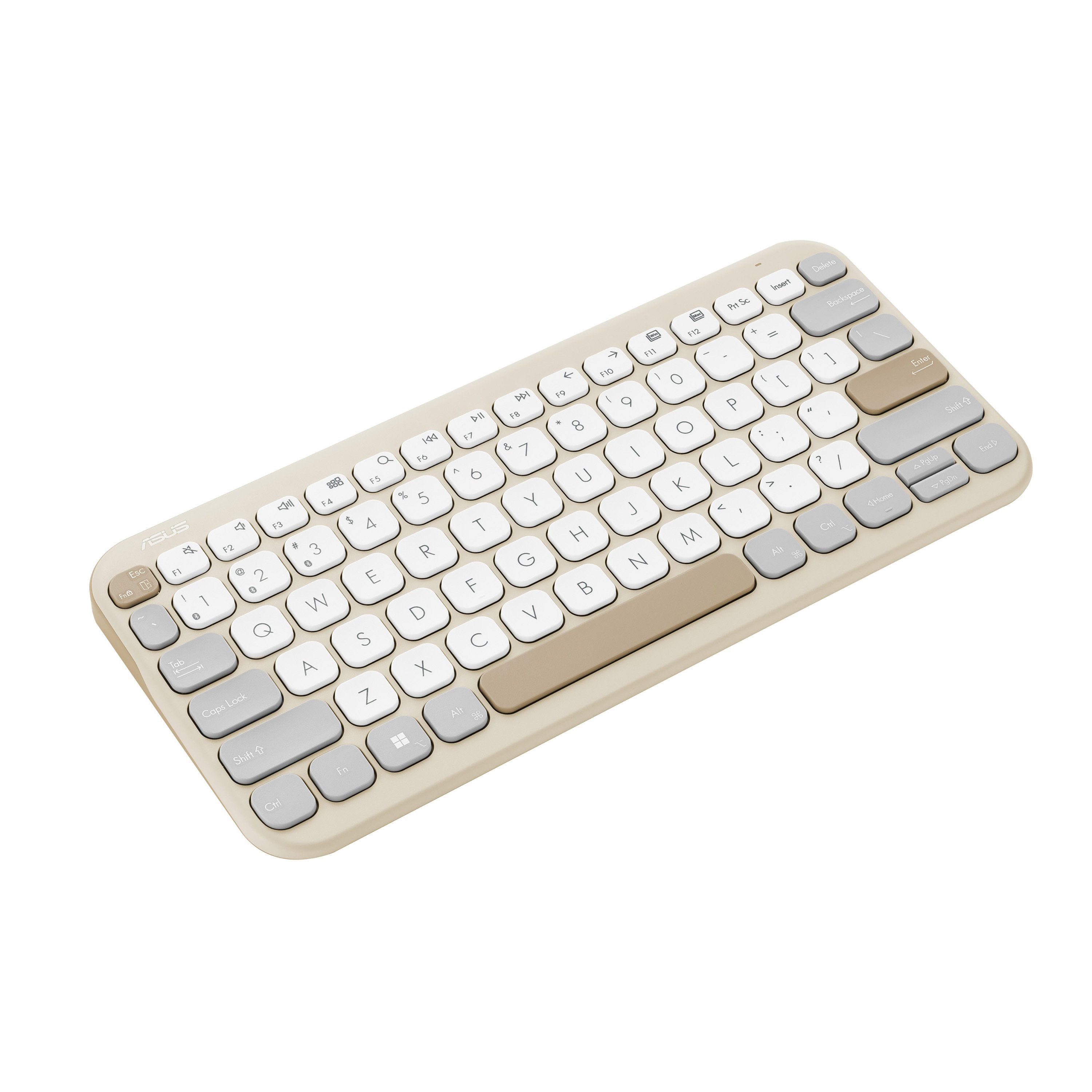 Teclado Inalámbrico Asus Marshmallow Kw100 Beige