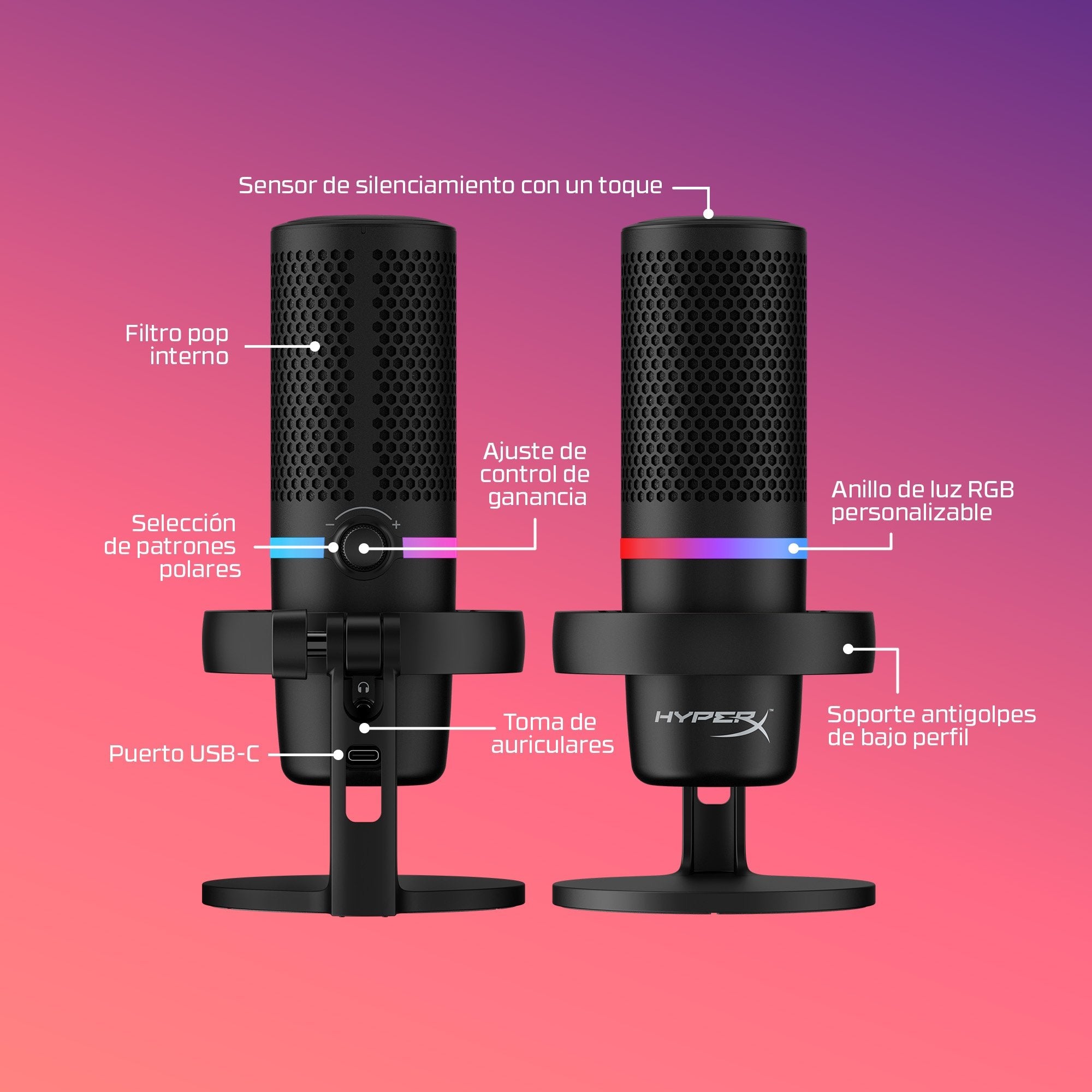 Hp Hyperx Duocast Microphone 4p5e2aa