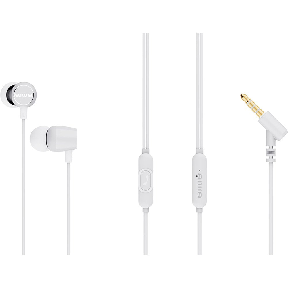 EAN 8435256900323 - Aiwa ESTM-30WT auricular y casco Auriculares Alámbrico Dentro de oído Llamadas/Música/Deporte/Uso diario imagen 2