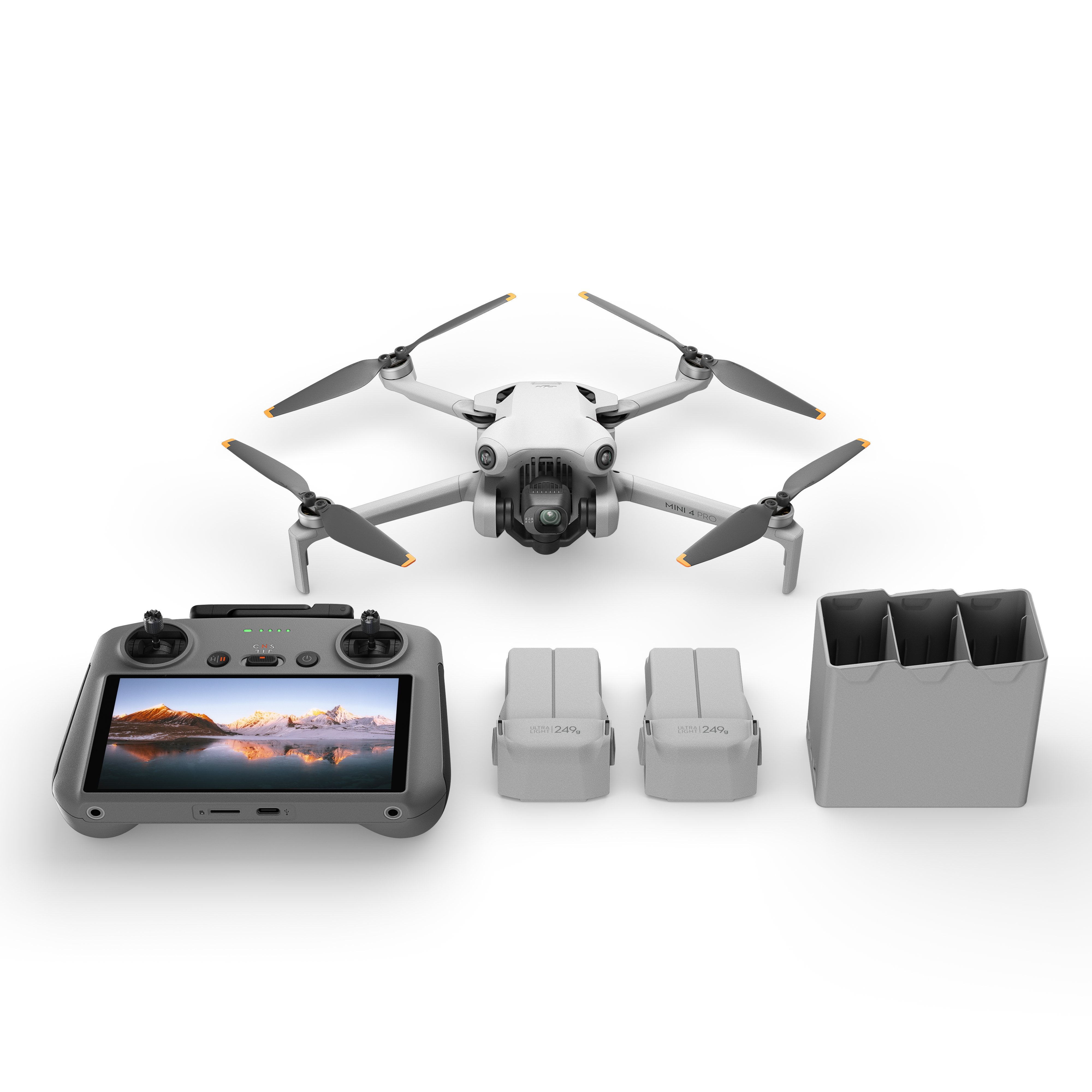 EAN 6941565969101 - DJI Mini 4 Pro Fly More Combo (RC 2) 4 rotores Cuadricóptero 48 MP 3840 x 2160 Pixeles 2590 mAh Negro, Bl imagen 1