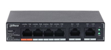 EAN 6939554904493 - Dahua Technology SG4006P switch Gestionado L2 Gigabit Ethernet (10/100/1000) Energía sobre Ethernet (PoE) imagen 1