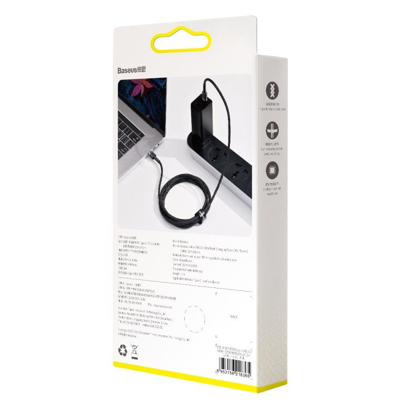 EAN 6953156216365 - Baseus Cafule cable USB USB 2.0 2 m USB C Negro imagen 8