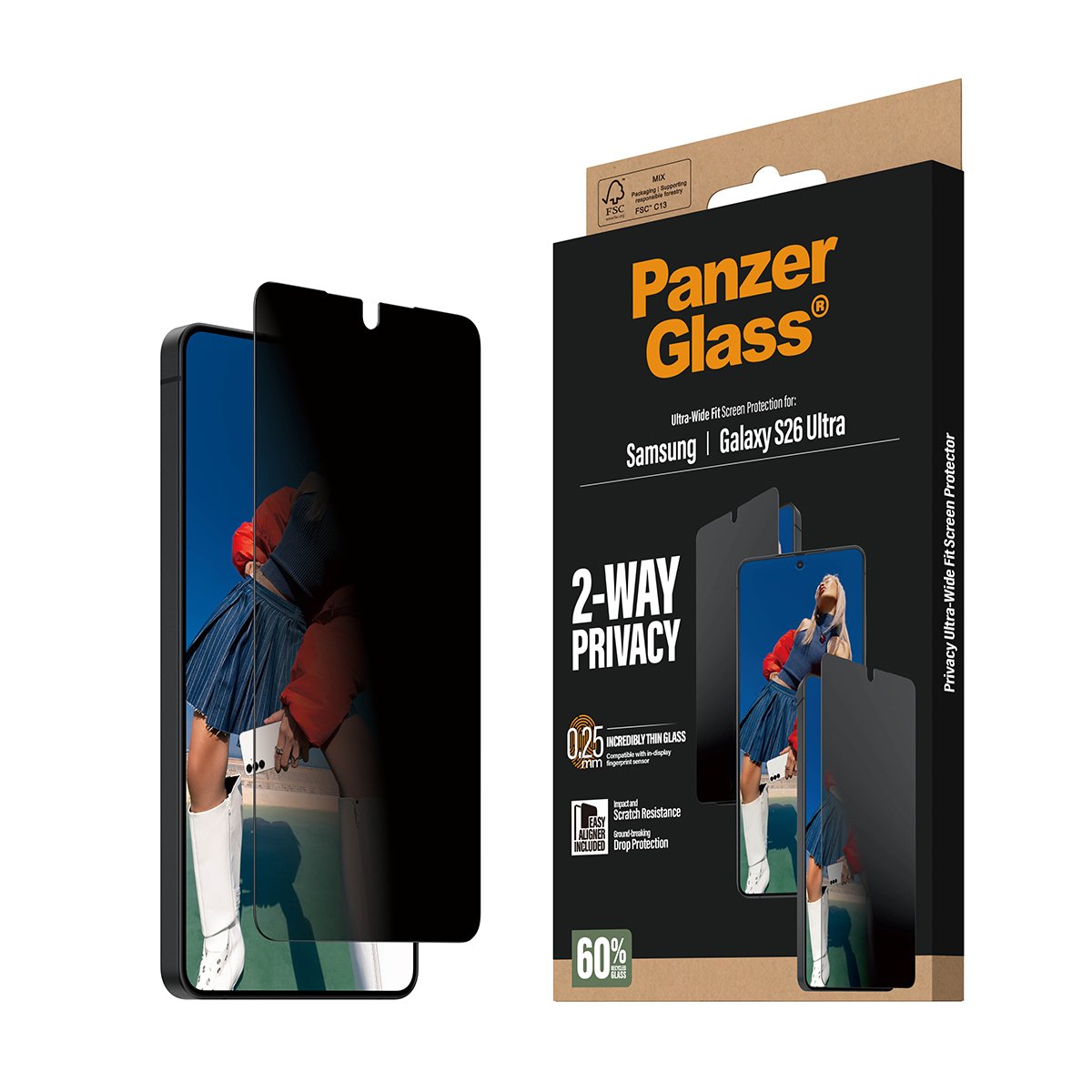 Panzerglass Privacy Screen Pr. Samsung S26 Ultra