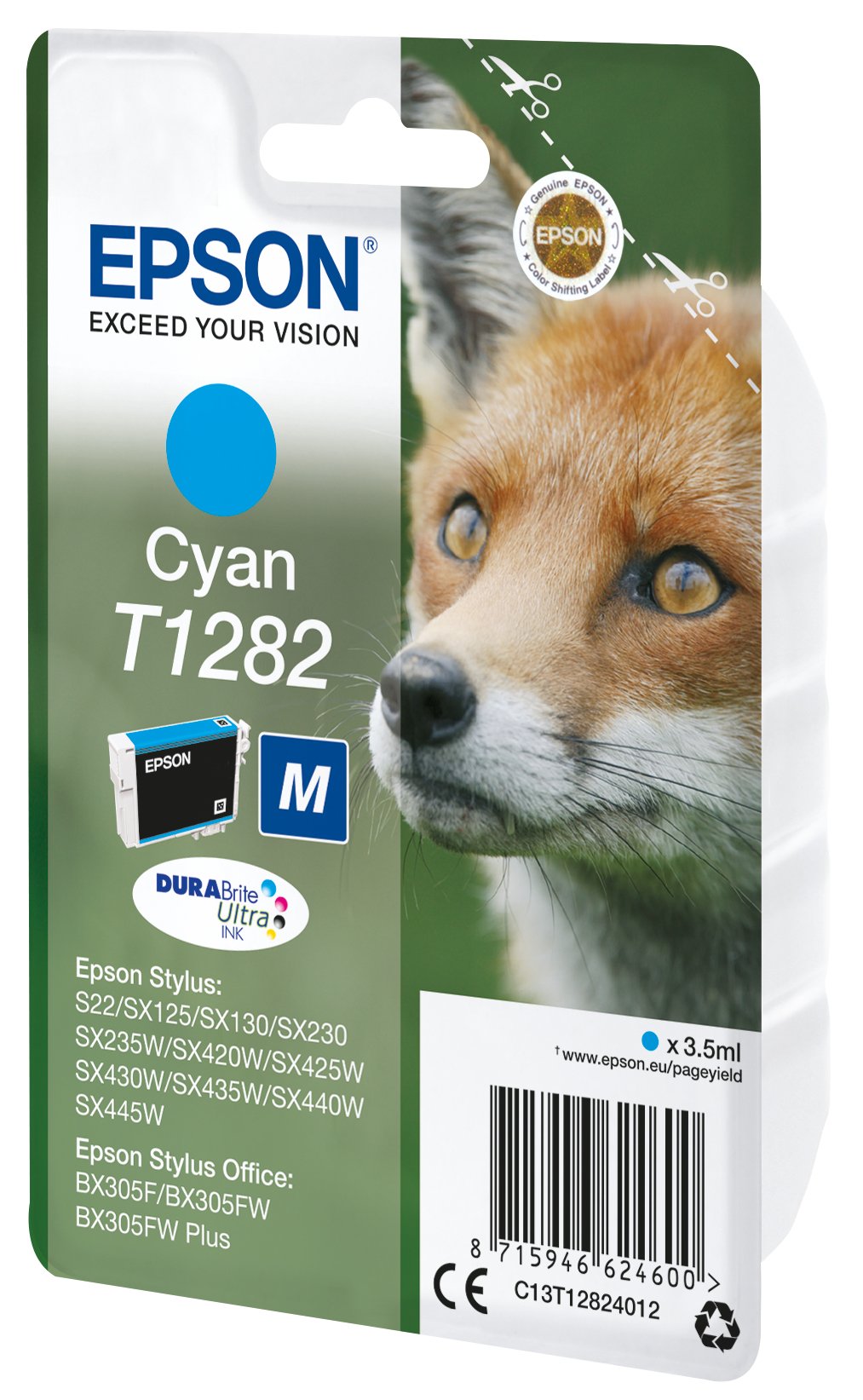EAN 8715946624600 - Epson Fox T1282 cartucho de tinta 1 pieza(s) Original imagen 1