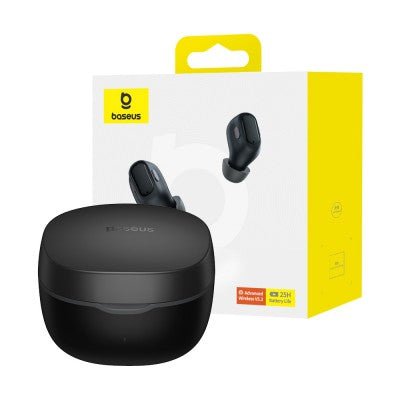 Auriculares Baseus Wm01 Inalámbrico Usb Tipo C Bluetooth Negro