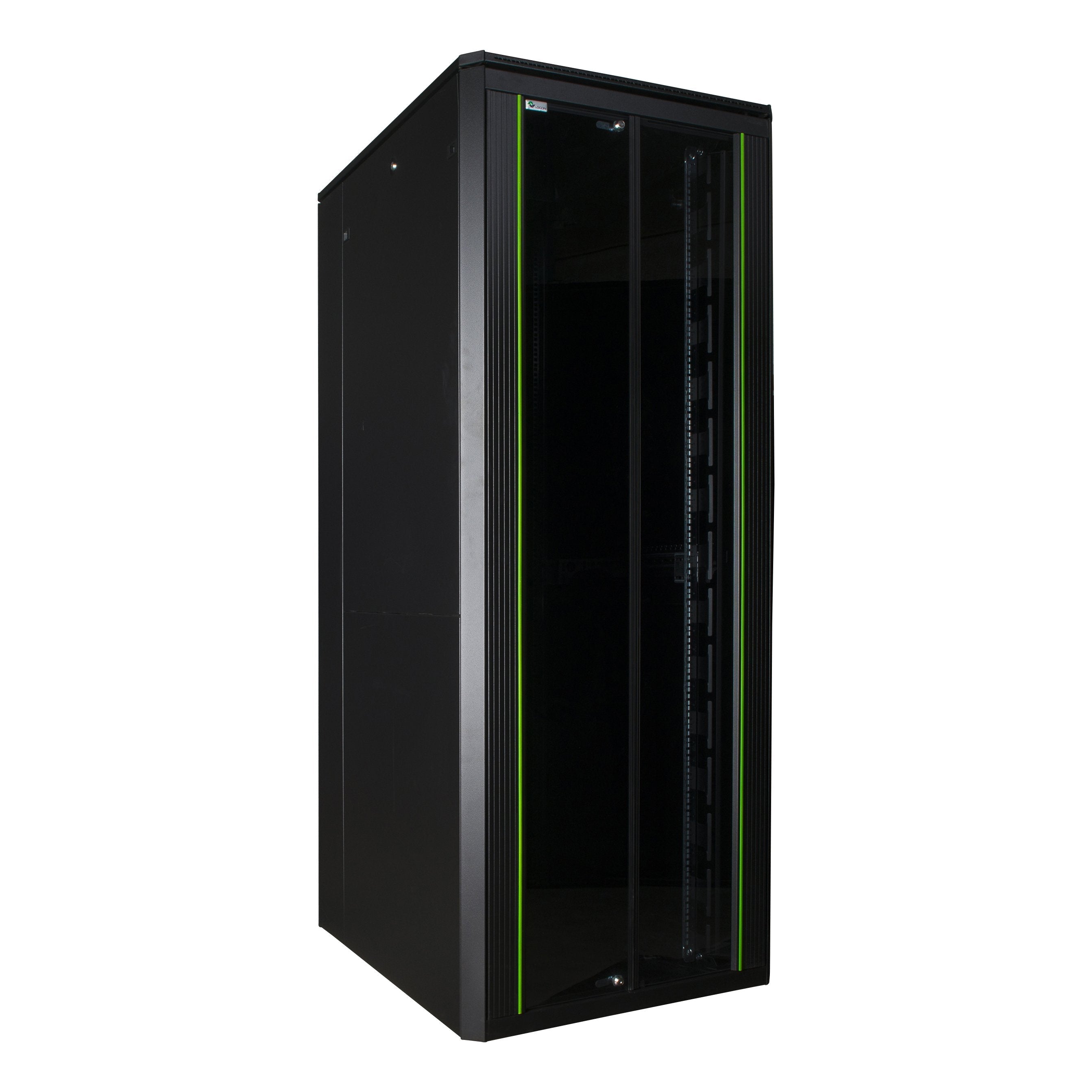 EAN 5420016846273 - LOGON RDL46U61BL armario rack 46U Rack o bastidor independiente Negro imagen 3