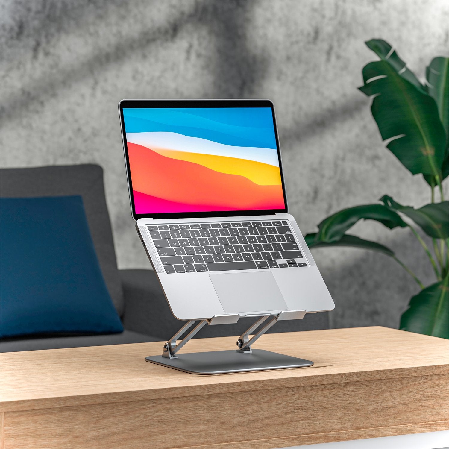 Aisens Soporte De Sobremesa Xl 10-17 Ajustable Para Portatil / Tablet - Plata