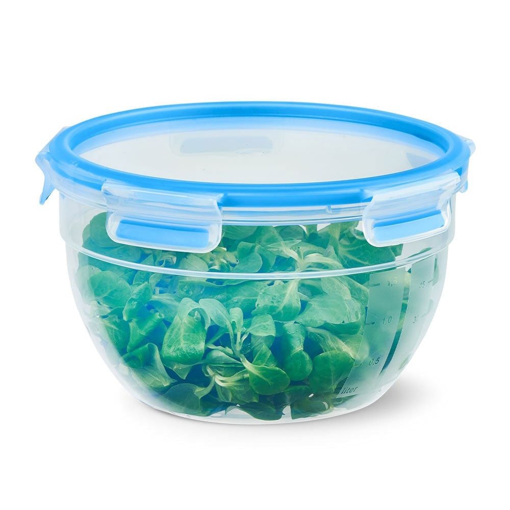 EAN 4009049532189 - EMSA CLIP & CLOSE N10114 Alrededor Contenedor 2,6 L Azul, Transparente 1 pieza(s) imagen 2