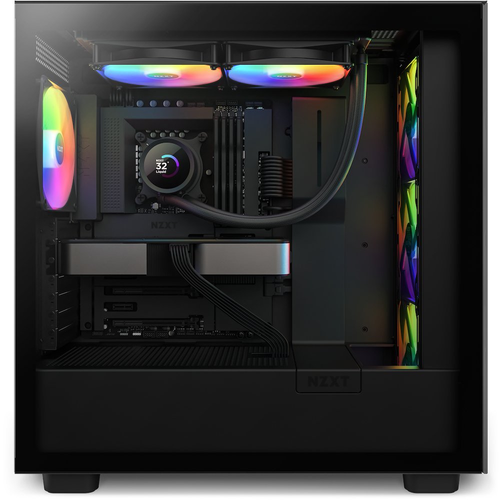 Nzxt Kraken 280 Rgb Procesador Sistema De Refrigeración Líquida Todo En Uno 14 Cm Negro 1 Pieza(S)