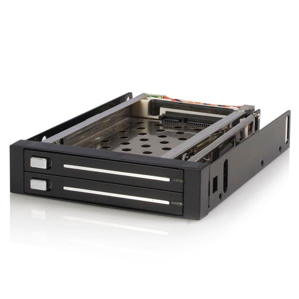 EAN 0065030827980 - StarTech.com HSB220SAT25B panel bahía disco duro 8,89 cm (3.5") Panel embellecedor frontal Negro imagen 1