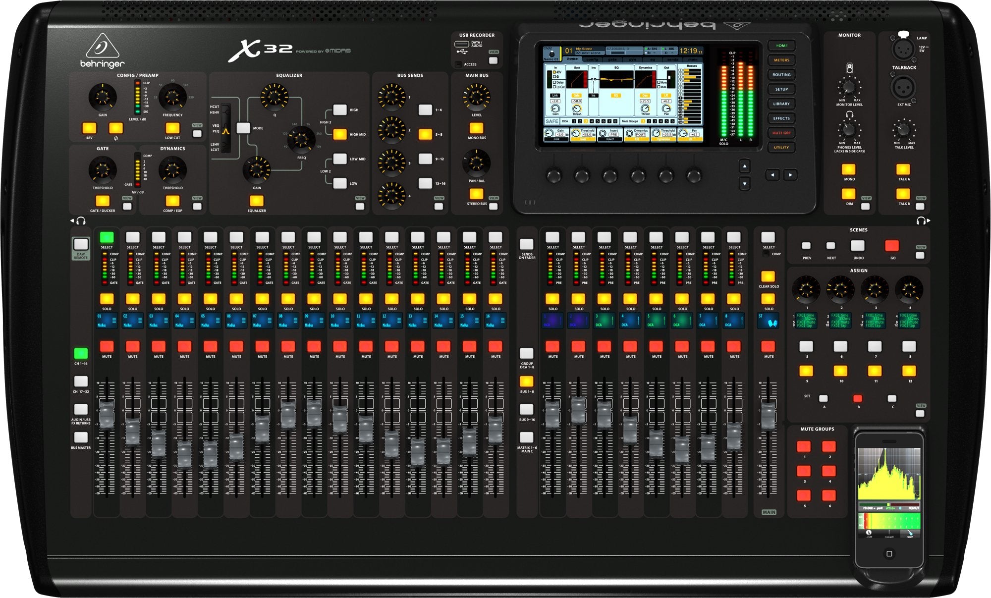 EAN 4033653013857 - Behringer X32 mezclador DJ 40 canales 10 - 22000 Hz Negro imagen 5