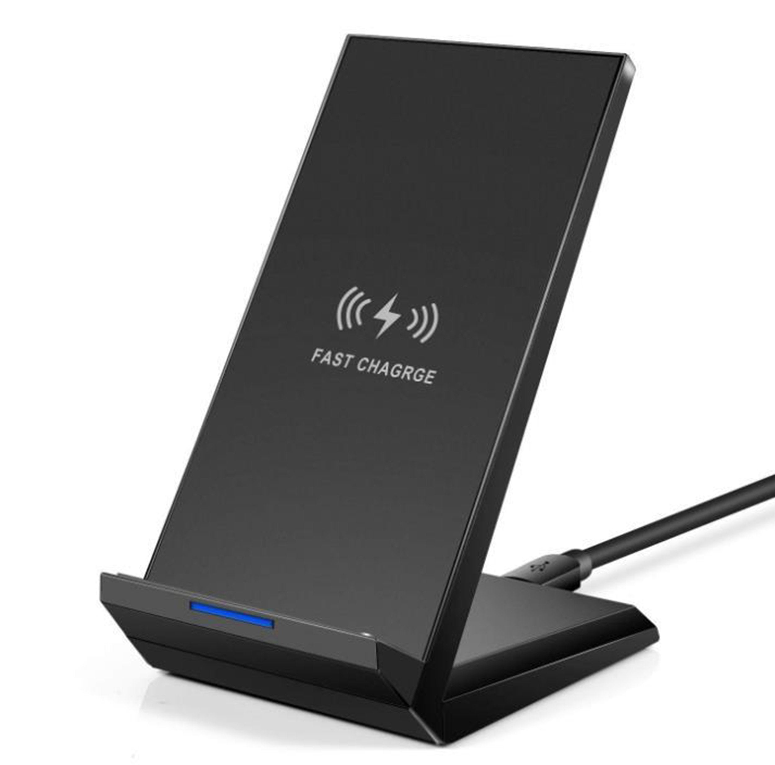 EAN 4010425973304 - 2GO 797330 cargador de dispositivo móvil Smartphone Negro USB Cargador inalámbrico Carga rápida Interior imagen 1