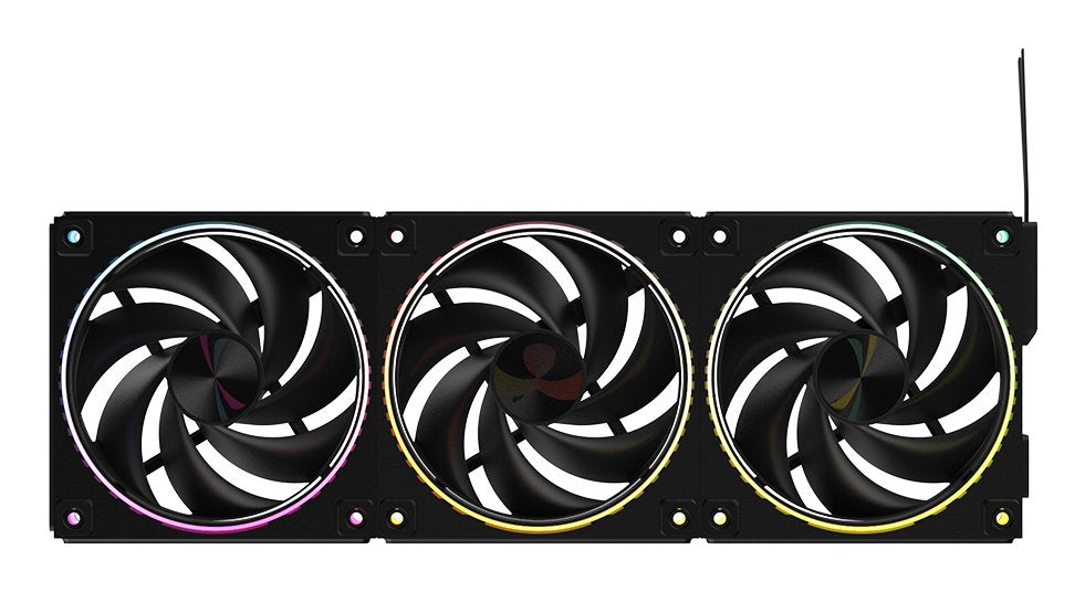 Ventilador Pc Zalman Zm-Df120 A3 Black Argb 1x Vent 120mm