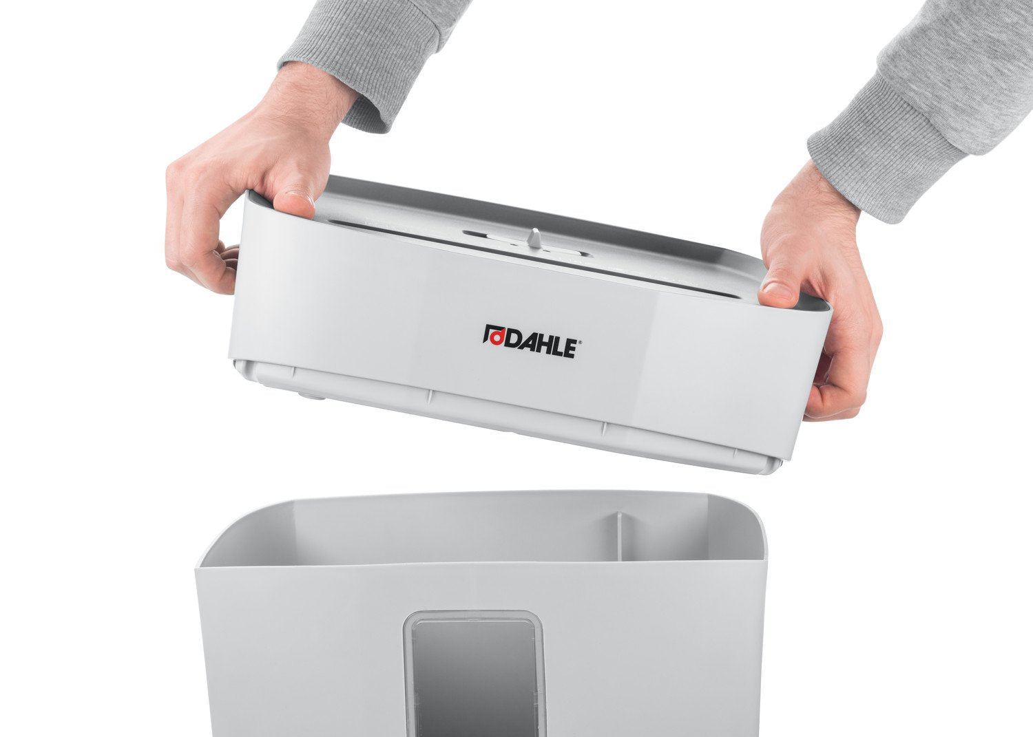 Dahle Papersafe 100 Destructora De Papel Manual 12l - Destruye Hasta 5 Hojas - Corte En Particulas - Apta Para Papel Y Tarjetas