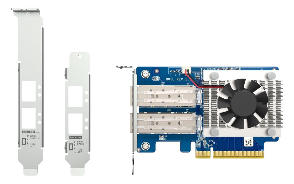 Qnap Qxg-10g2sf-Nxe Módulo De Expansión Pcie 3.0 X8 Perfil Bajo Gigabit Ethernet / 10 Gigabit Sfp+ X 2