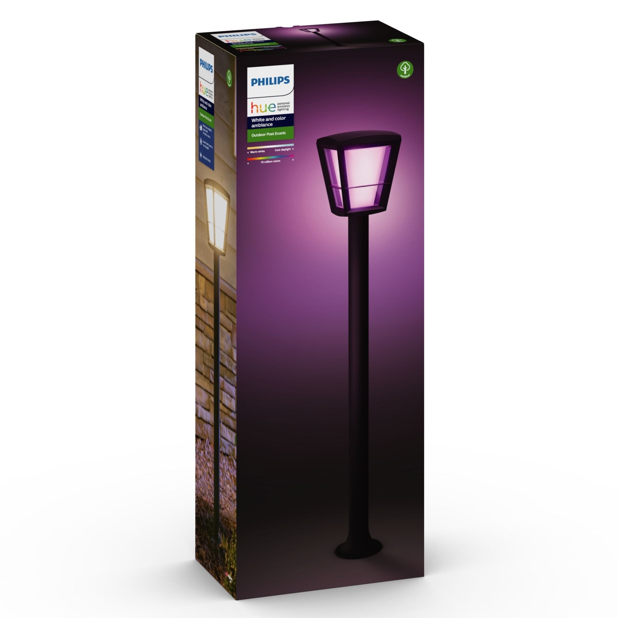 EAN 8718696170601 - Philips Hue White and Color ambiance 1744230P7 Alumbrado de sobremuro/pie para exterior Bluetooth/Zigbee imagen 6