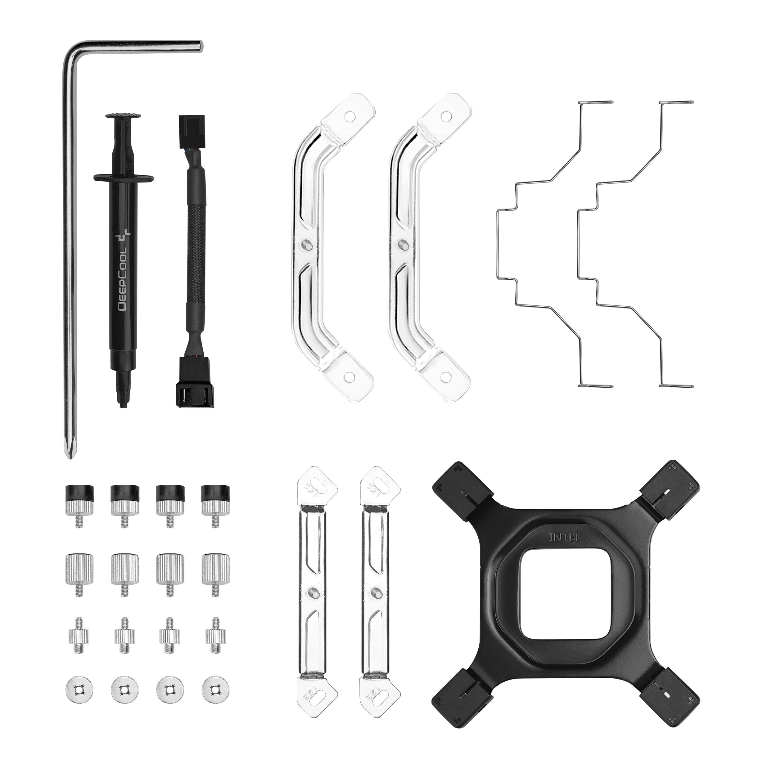 Disipador Deepcool Ak500 Digital Pro Wh De Cpu R-Ak500-Whapmn Blanco, 120 Mm