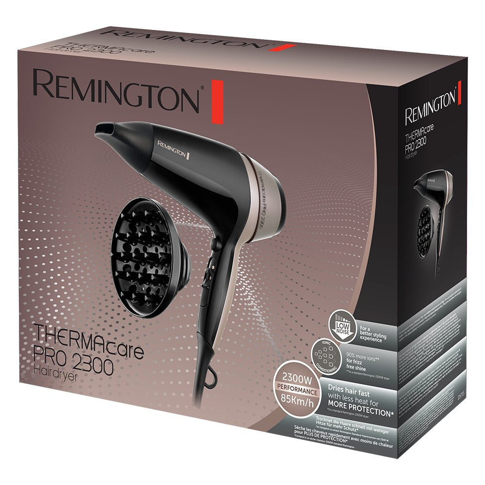 EAN 4008496985357 - Remington Thermacare Pro 2300 secador 2300 W Negro, Marrón imagen 5