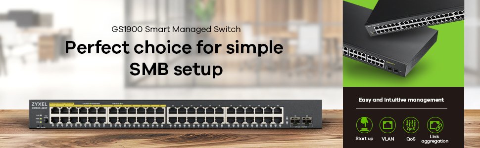 Zyxel Gs1900-48 Switch L2 48xgb
