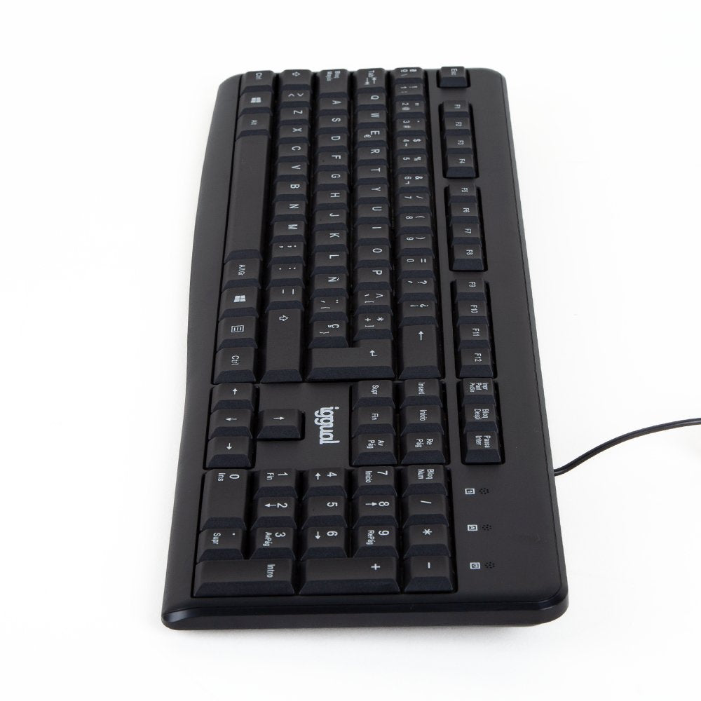 Iggual Teclado Estándar Ck-Basic2-105t Negro