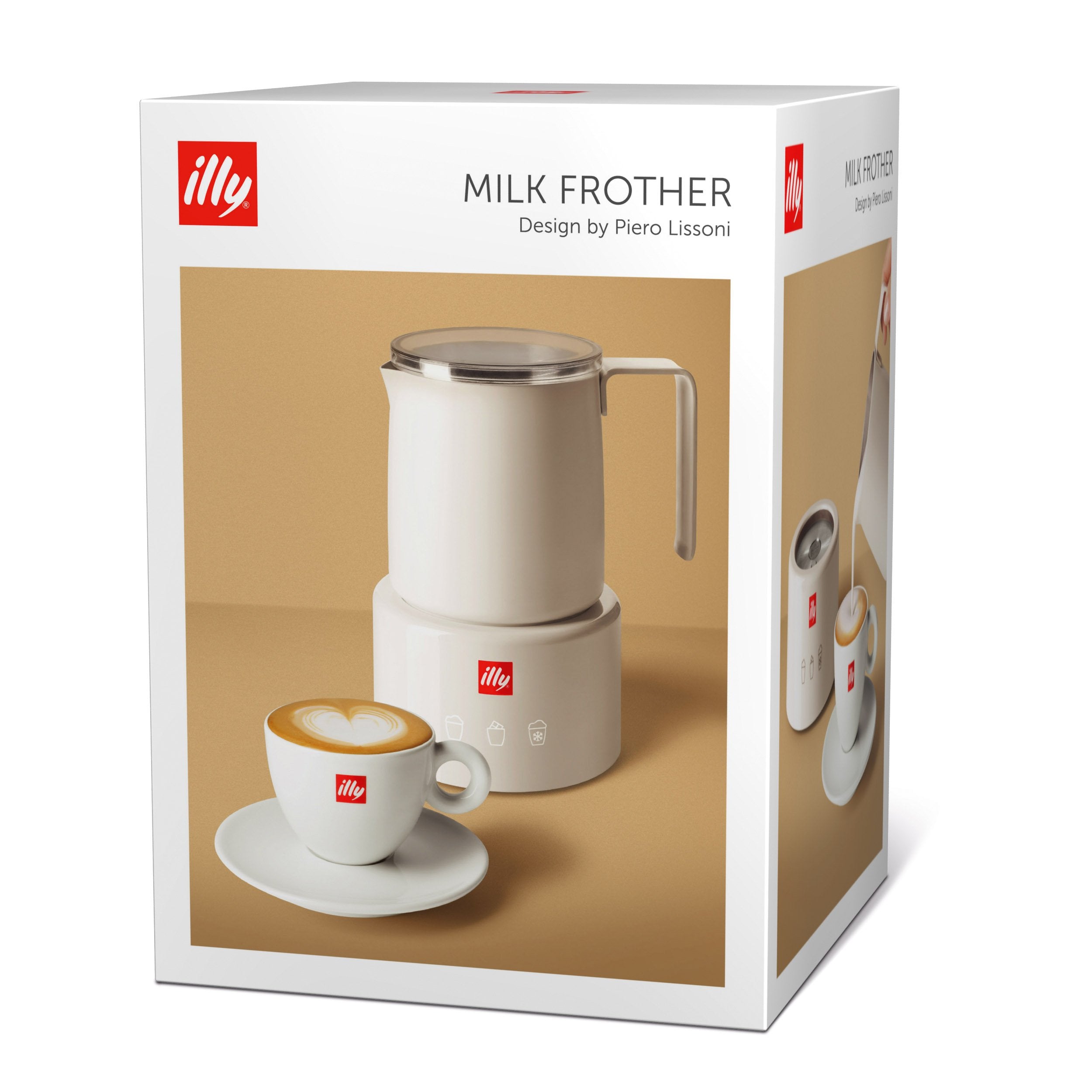 EAN 8003753166889 - Illy 22984 espumador o calentador de leche Automatic milk frother/warmer Blanco imagen 2