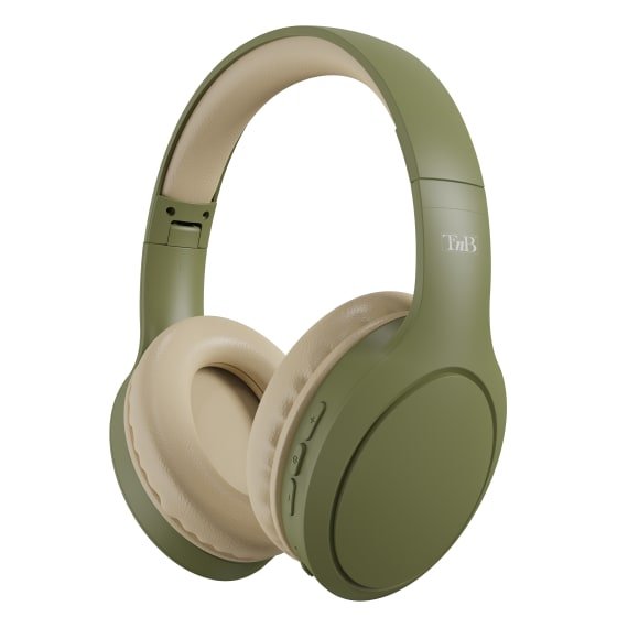 EAN 3303170108420 - T'nB CBTONEGN auricular y casco Auriculares Inalámbrico y alámbrico Diadema USB Tipo C Bluetooth Oliva imagen 1
