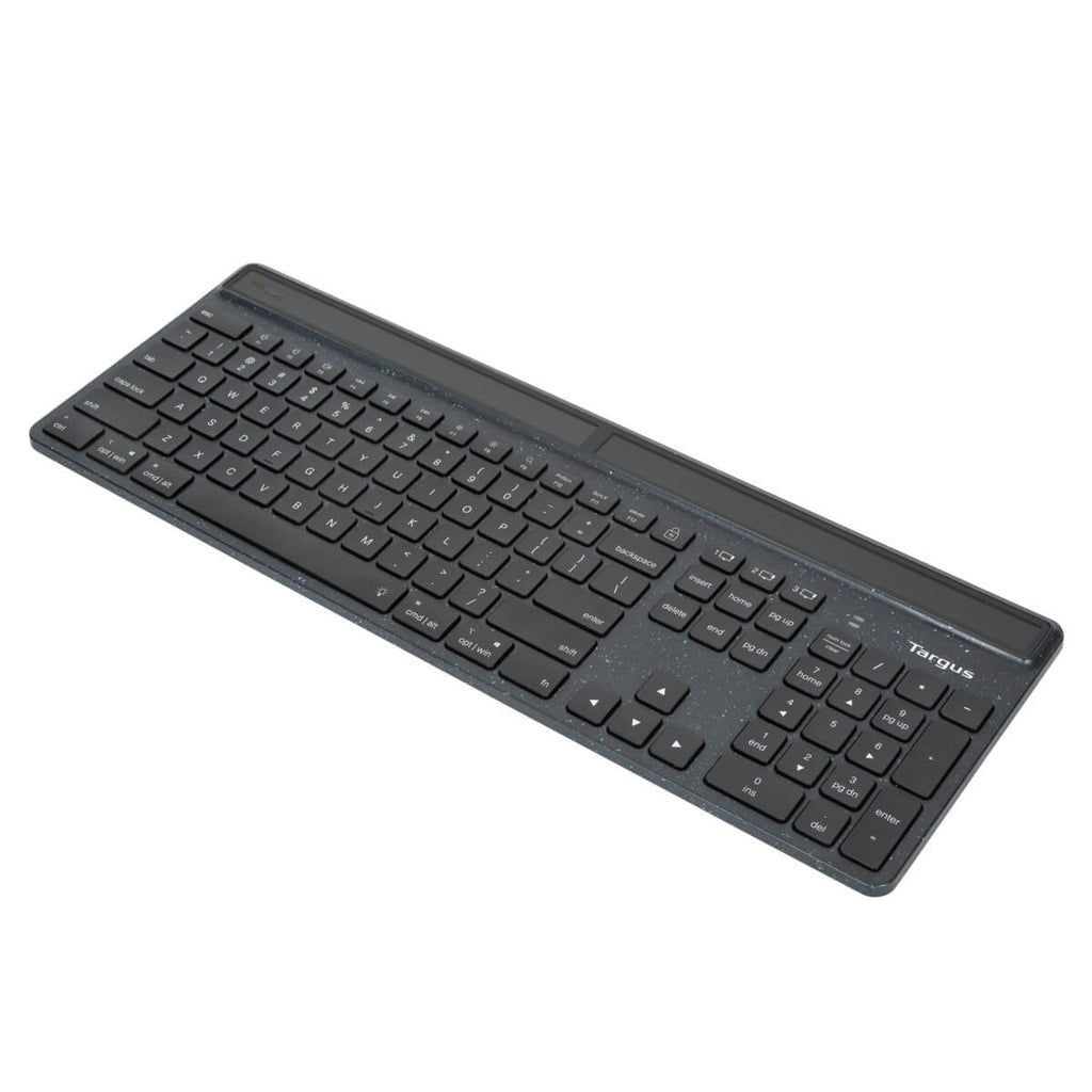 Teclado Alemán Targus Sustainable Energy Harvesting Ecosmart Bluetooth Qwertz Negro