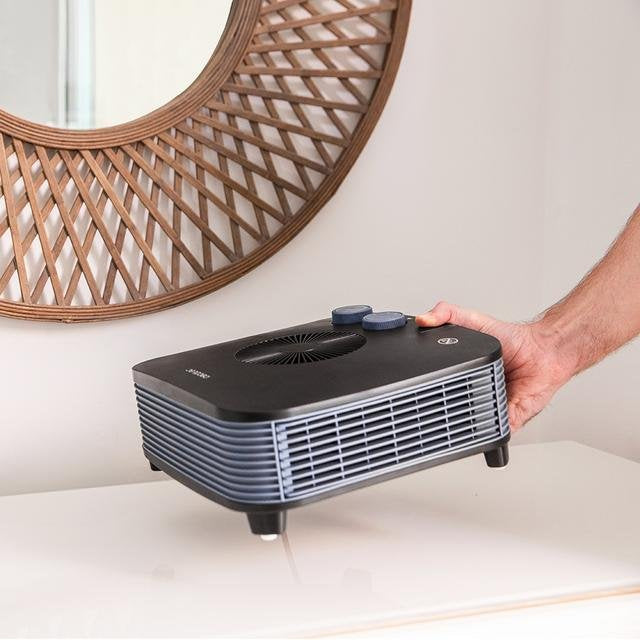 Calefactor Cecotec 08255 Eléctrico Interior Negro, Gris 2000 W Ventilador Eléctrico