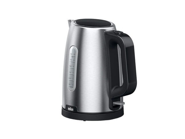 EAN 8021098001962 - Braun WK 1500 tetera eléctrica 1,7 L 2200 W Negro, Acero inoxidable imagen 1