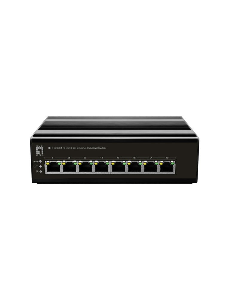 Levelone Ifs-0801 Switch No Administrado Fast Ethernet (10/100) Negro