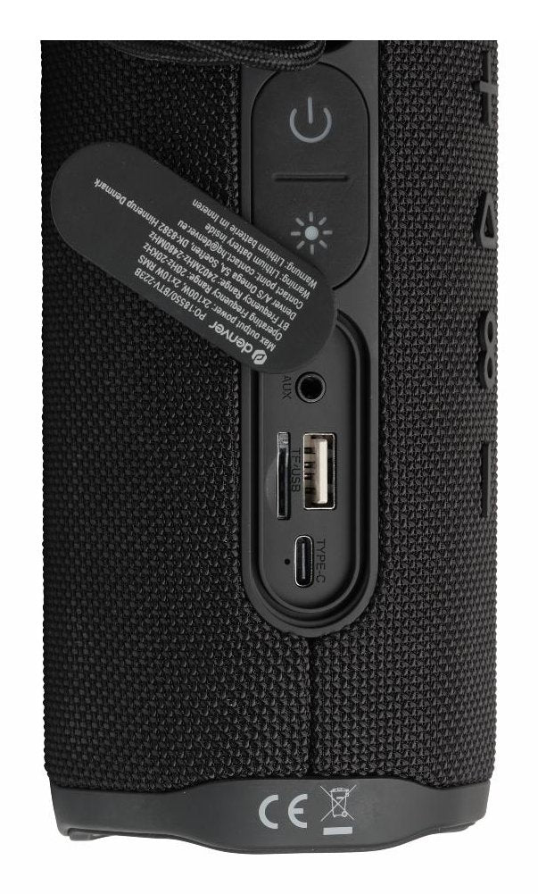 Denver Btv-223b Black Altavoz Portátil O De Fiesta Negro 20 W