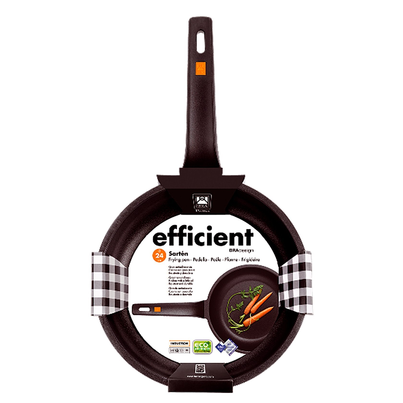Sartén Bra Efficient A271230 Ø30cm Aluminio Fundido Apta Para Inducción