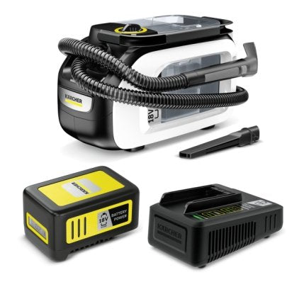 Kärcher Se 3-18 Compact Limpiadora De Alta Presión O Hidrolimpiadora Compacto Batería 184 W Negro, Blanco