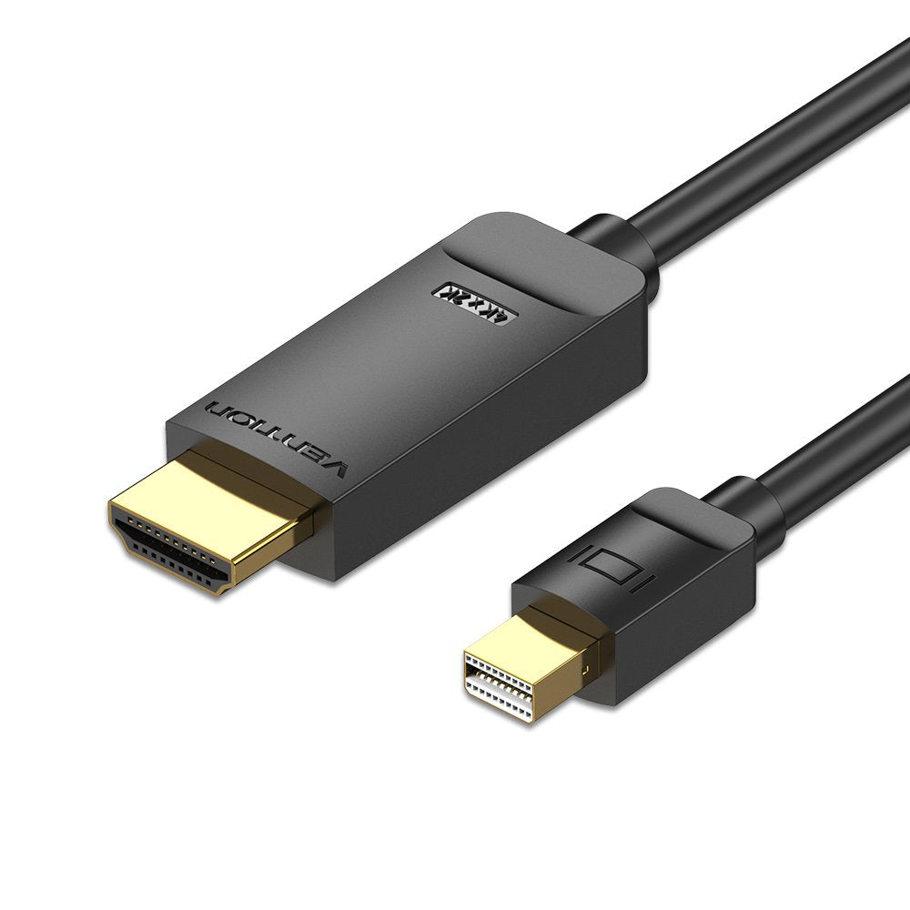 Cable Conversor Vention Hahbh Mini Displayport Macho Hdmi Macho 2m Negro