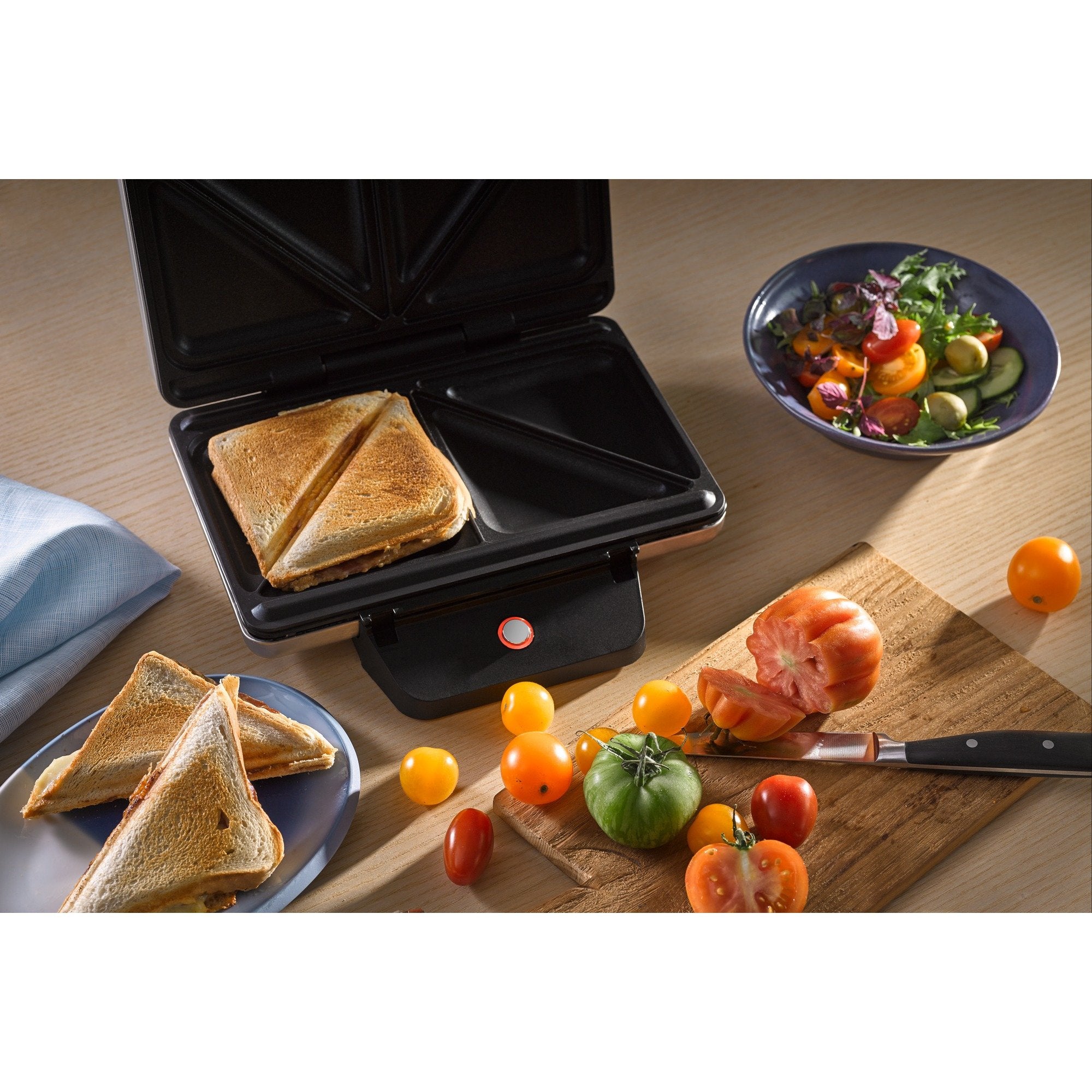 Sandwichera Wmf 0415150011 800 W Negro, Plata