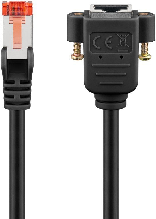 EAN 4040849656392 - Goobay 65639 cable de red Negro 3 m Cat6 S/FTP (S-STP) imagen 1