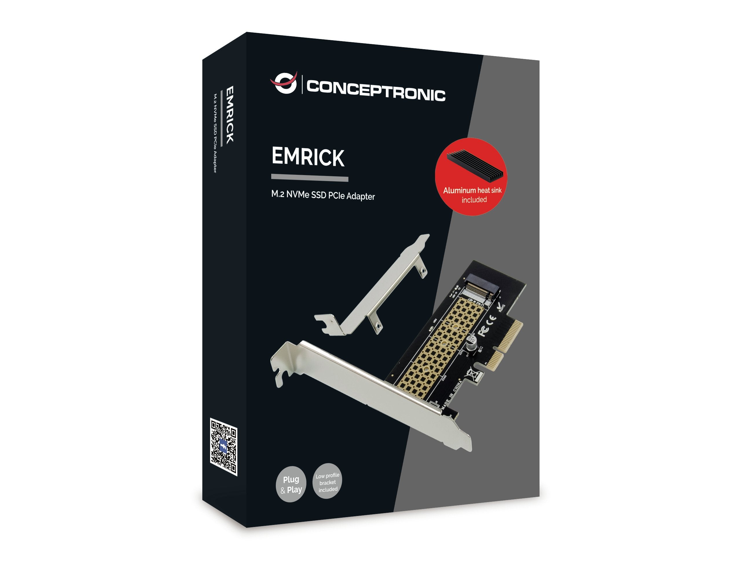 Conceptronic Pci Express Card M.2 Nvme Ssd. Emrick
