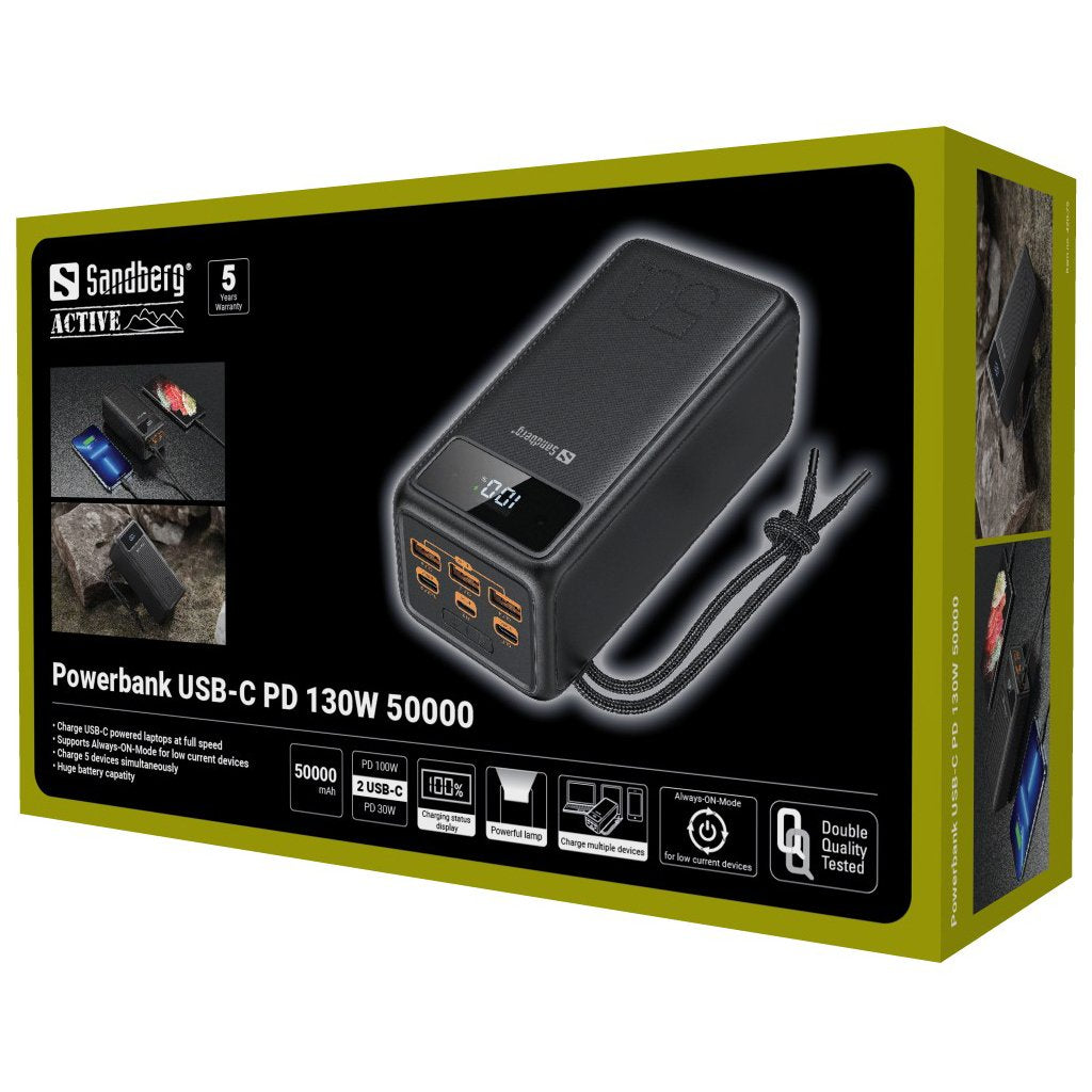 EAN 5705730420757 - Sandberg 420-75 batería externa Ión de litio 50000 mAh Negro imagen 11