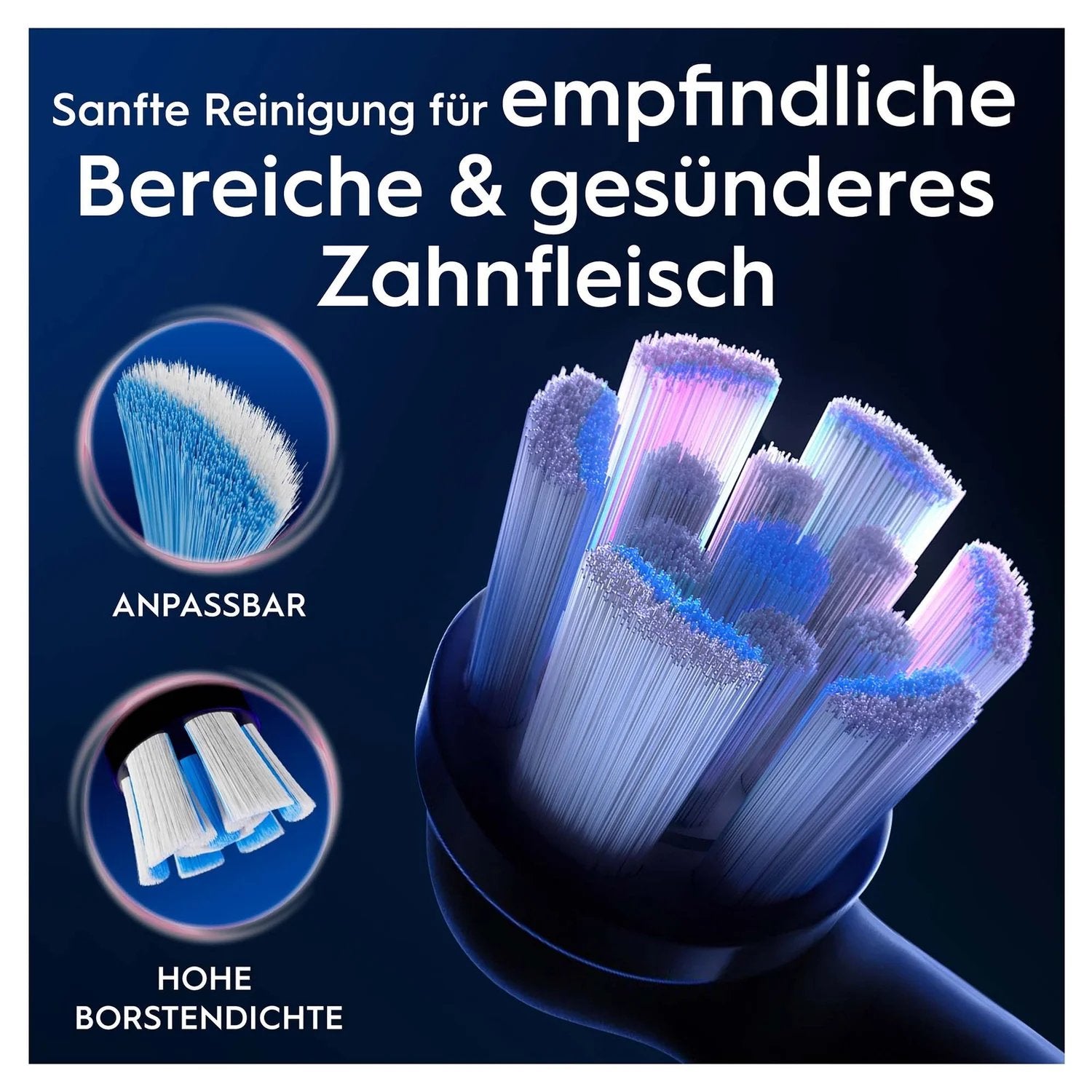 EAN 8700216194631 - Oral-B 194631 cepillo de cabello 4 pieza(s) Negro imagen 3